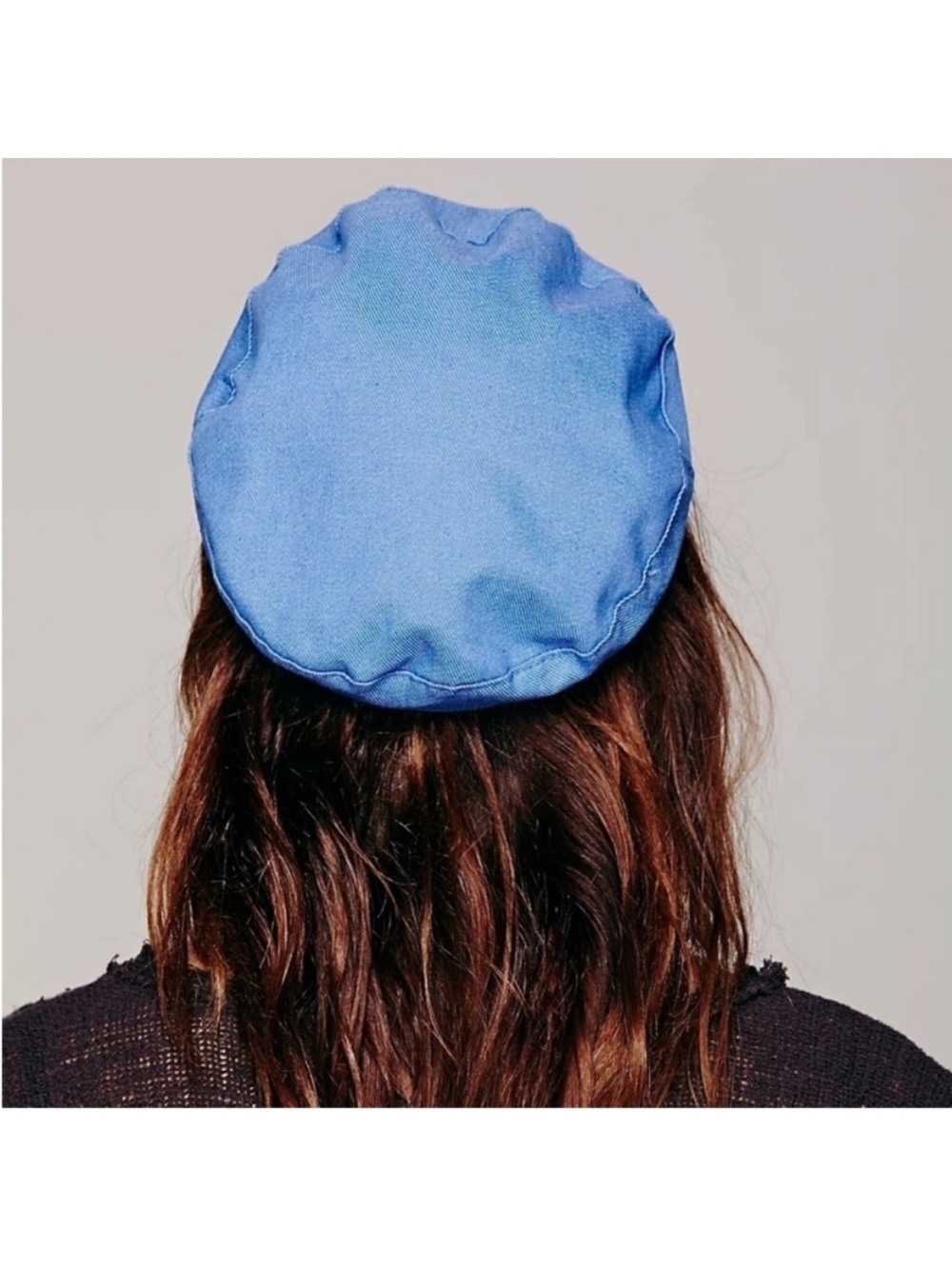 Free People Medium Hat x Mossant Yacht Club Marine Lieutenant Hat Blue Cotton - Picture 7 of 10